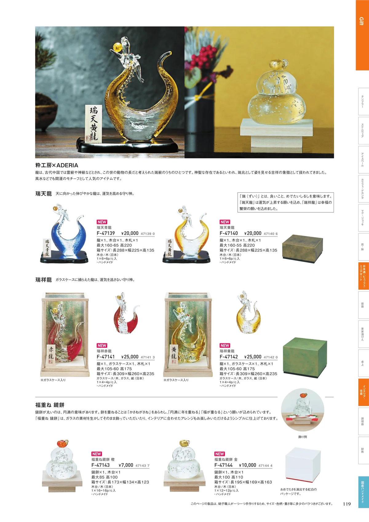 ADERIA2019・ページ番号119・ギフト