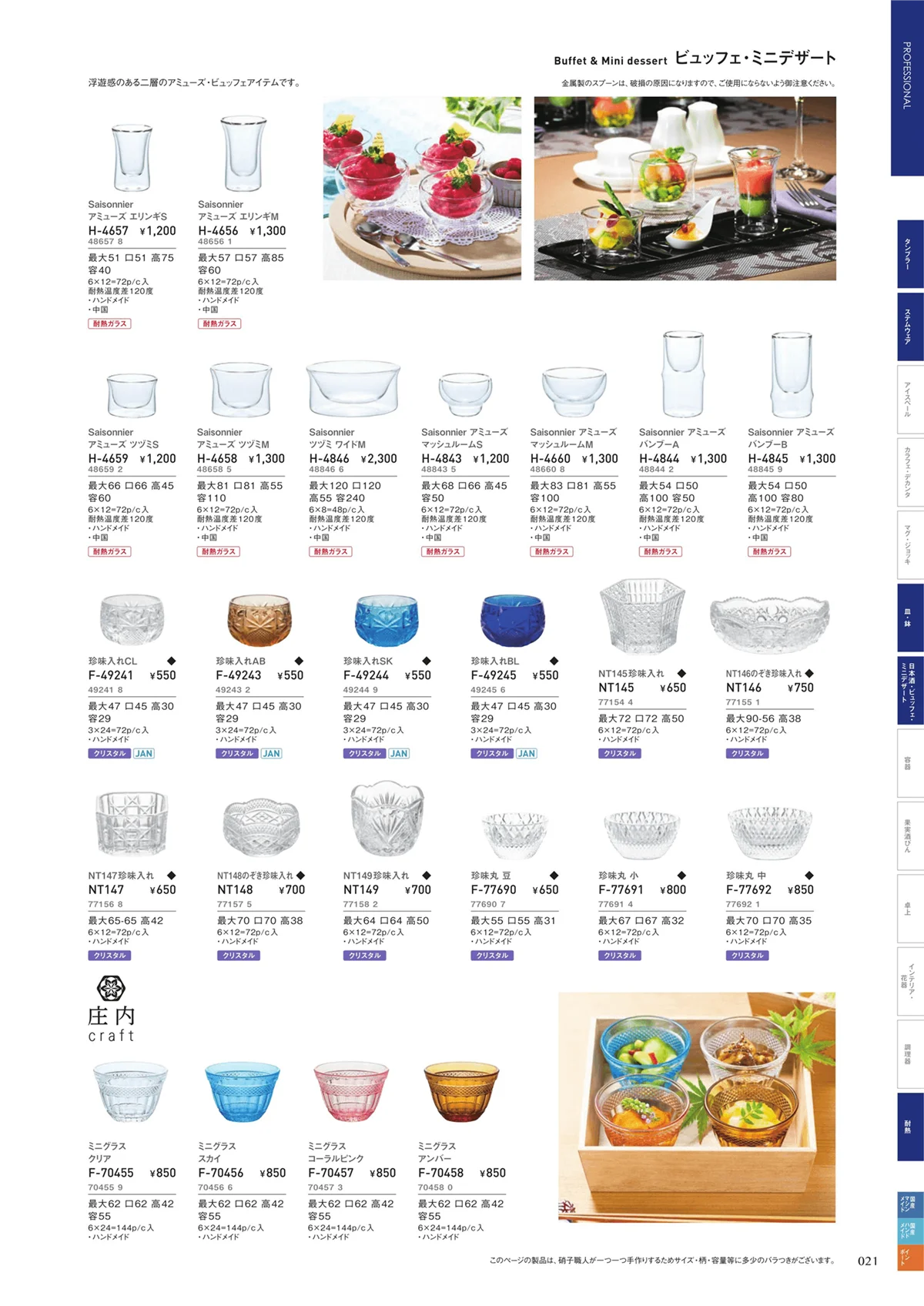 ADERIA2019・ページ番号21・業務用向けアイテム