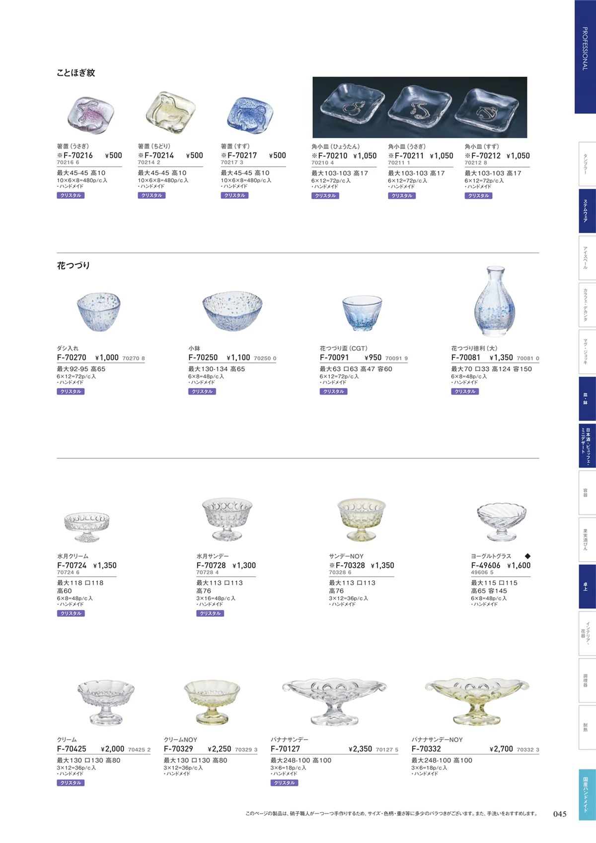 ADERIA2019・ページ番号45・業務用向けアイテム