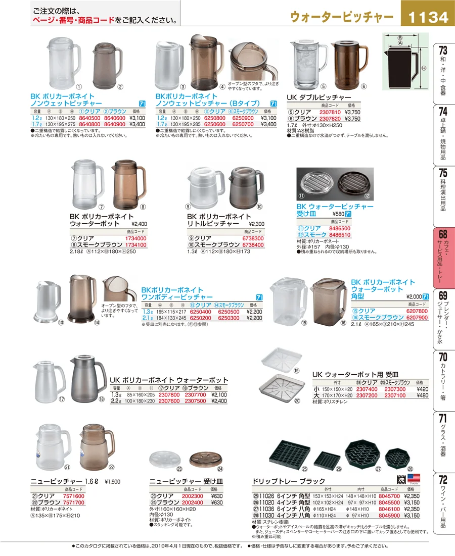 カフェ・サービス用品・トレー ページ1134