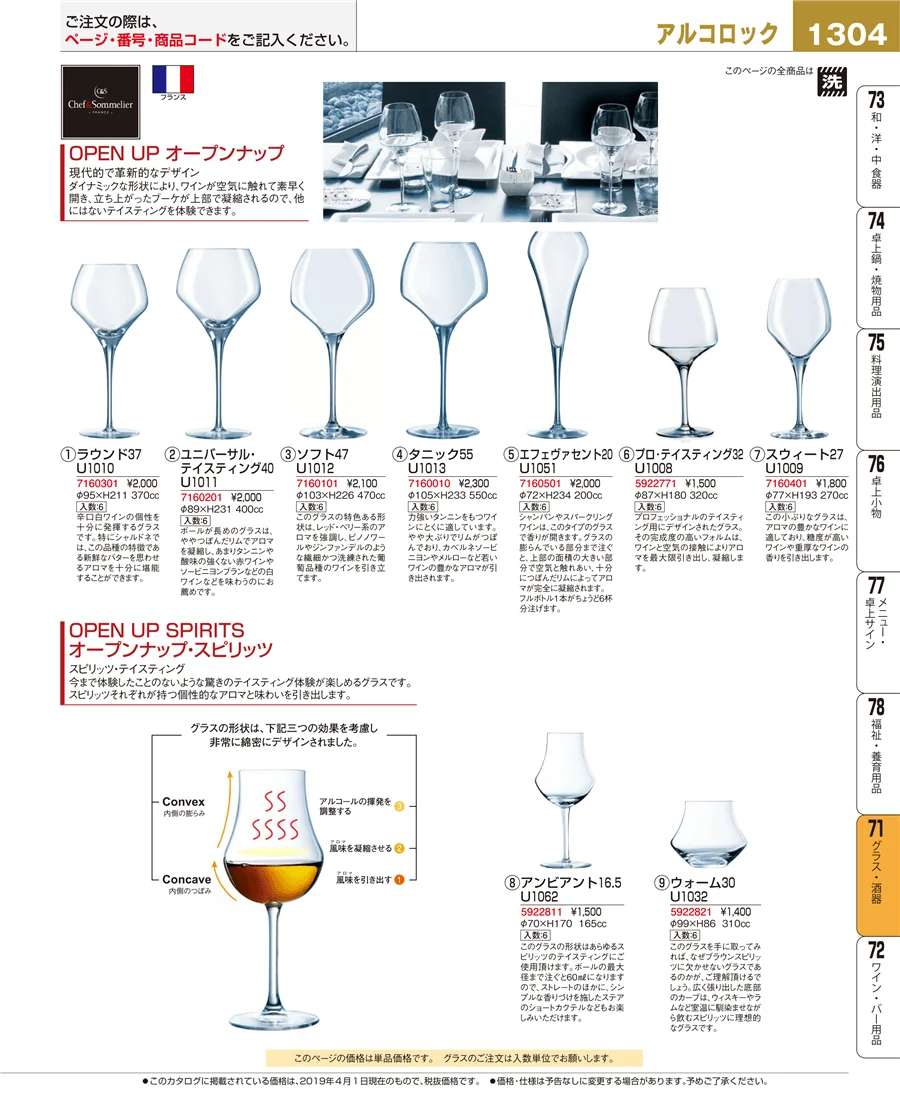 グラス・酒器 ページ1304
