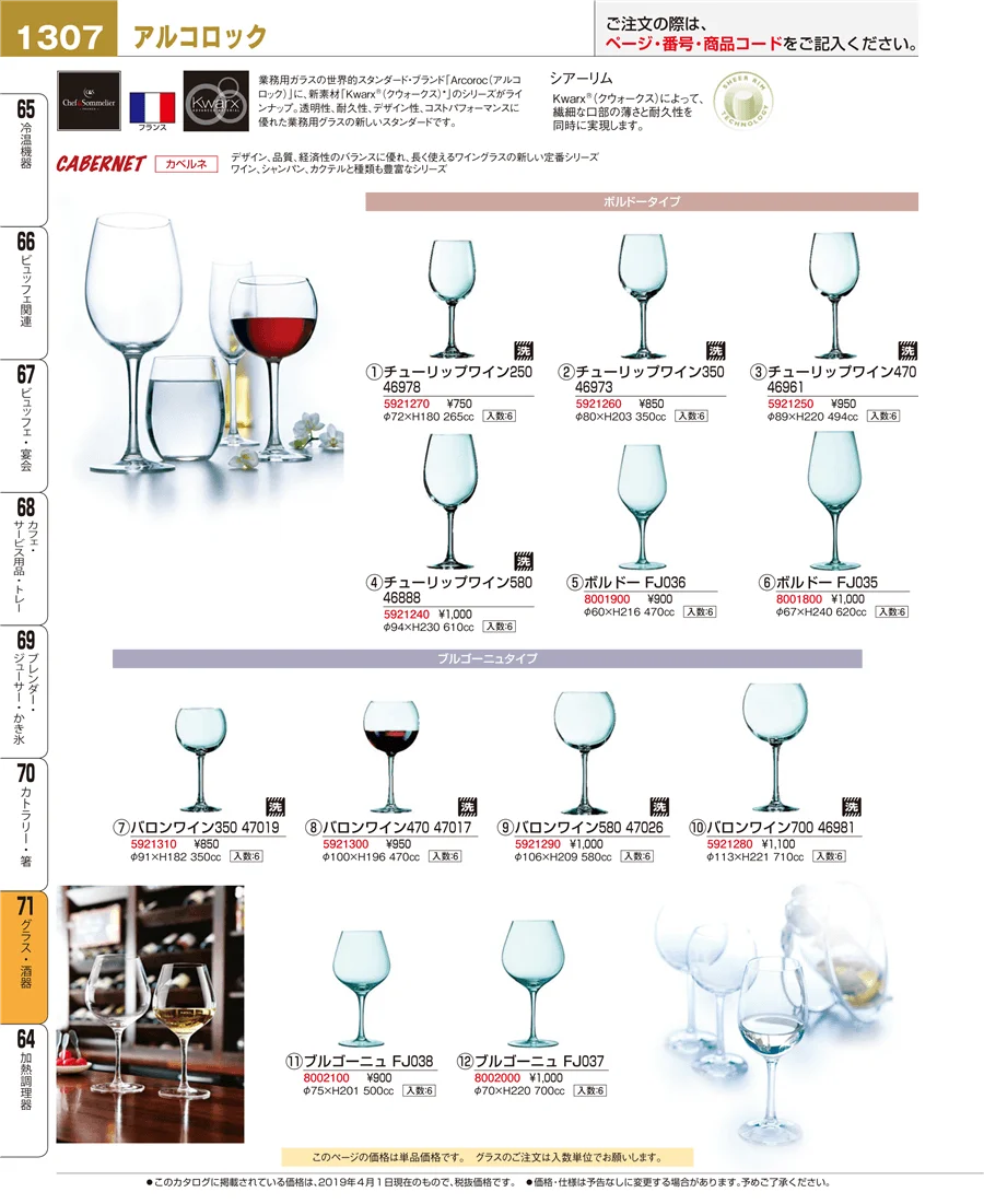グラス・酒器 ページ1307
