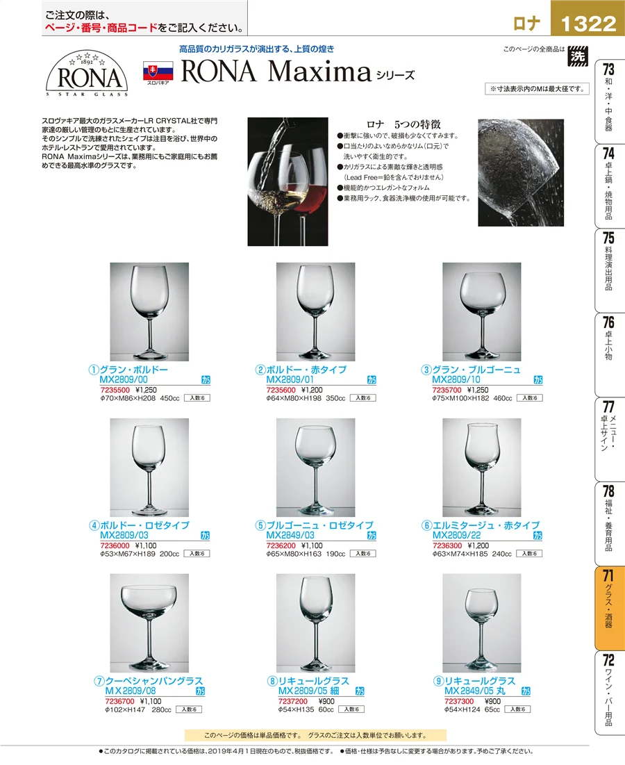 グラス・酒器 ページ1322