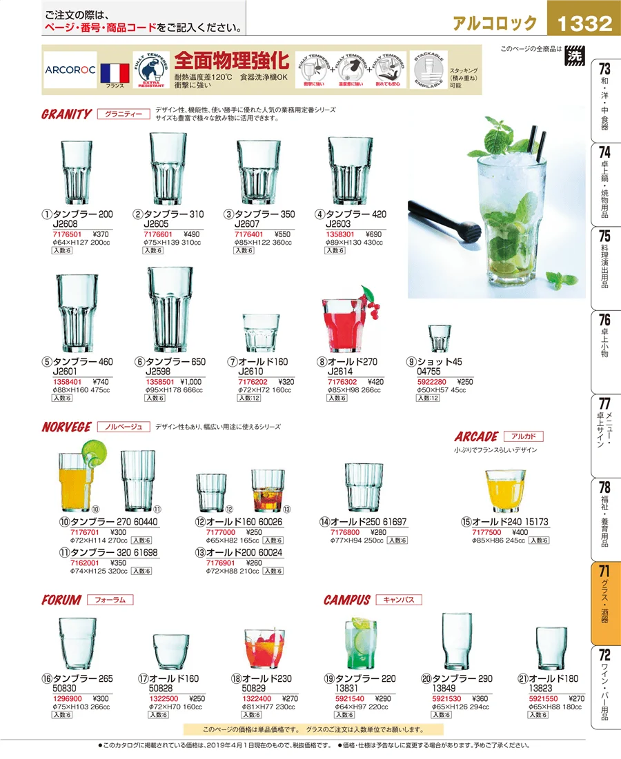 グラス・酒器 ページ1332