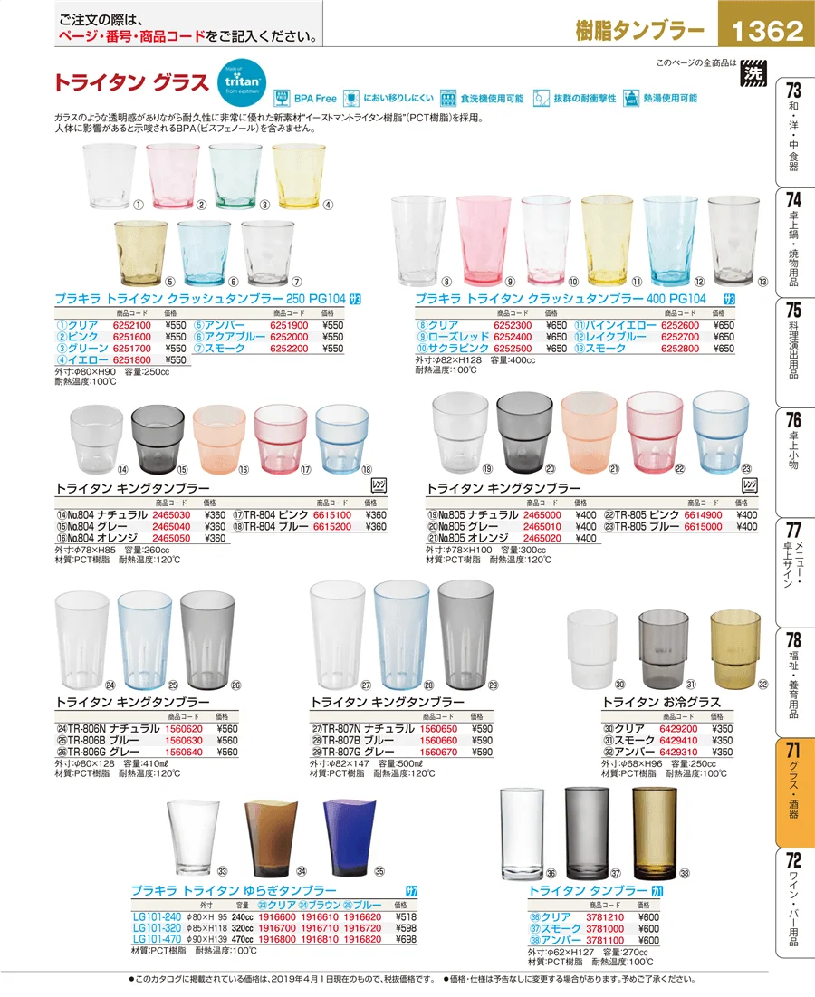 グラス・酒器 ページ1362