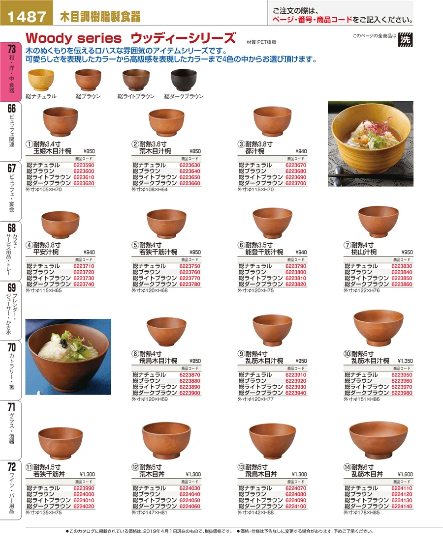 和・洋・中 食器 ページ1487