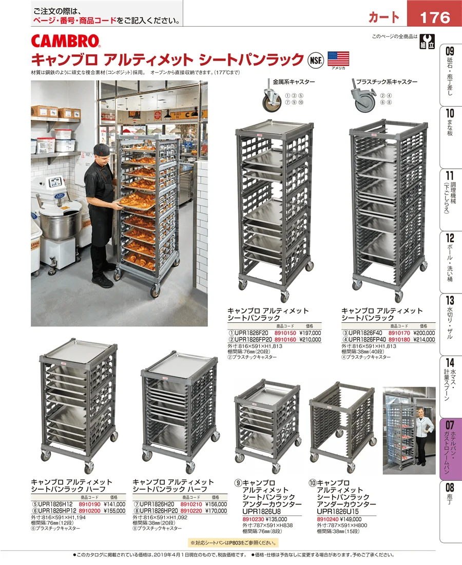 ホテルパン・ガストロノームパン ページ176