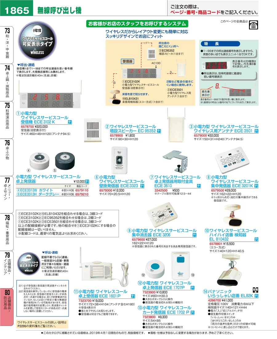 店舗備品・防災用品 ページ1865