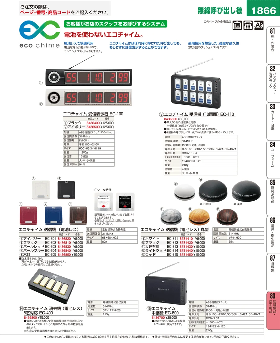 店舗備品・防災用品 ページ1866
