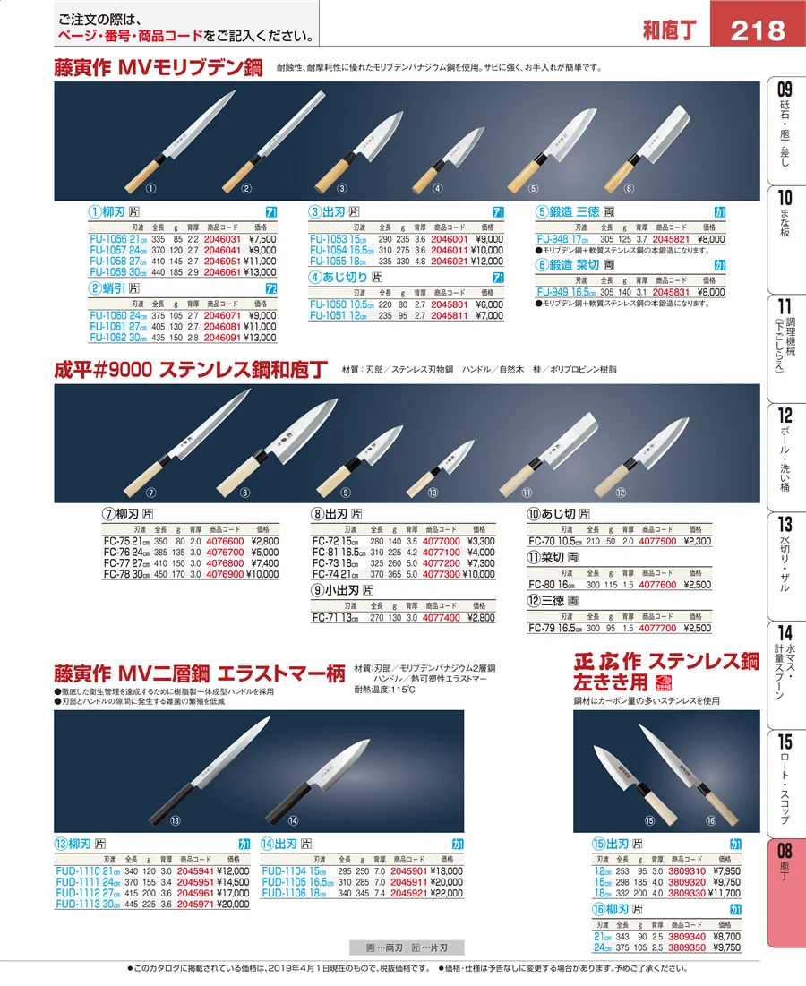 庖丁 ページ218