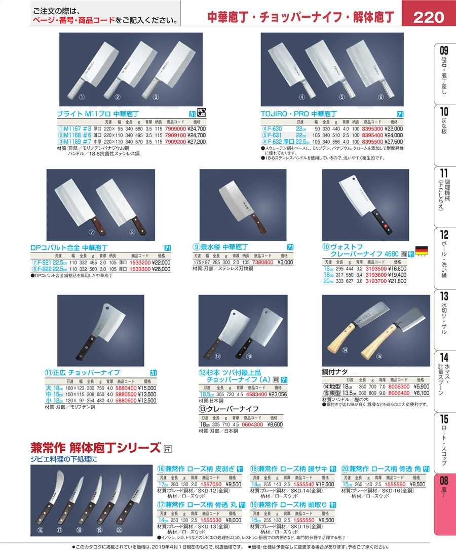 庖丁 ページ220