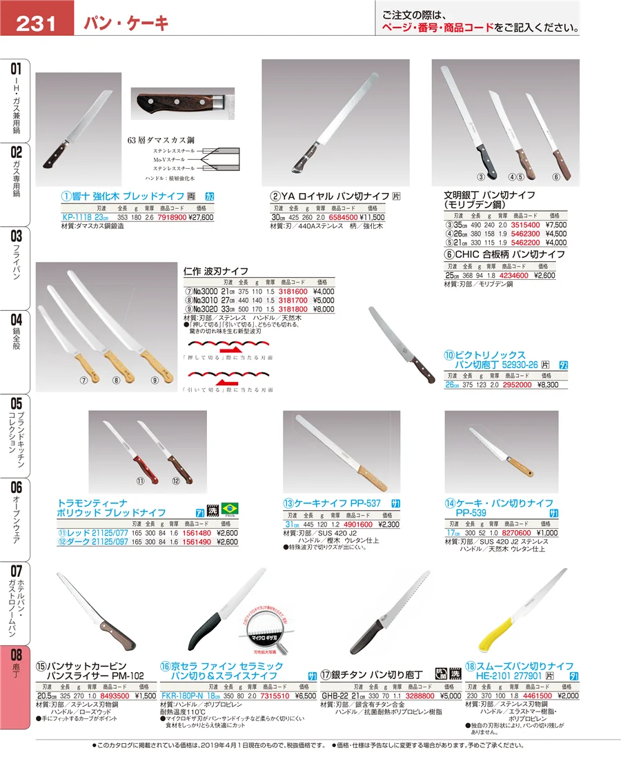 庖丁 ページ231