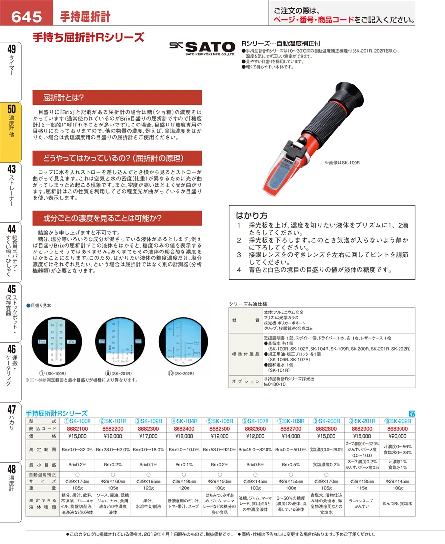 濃度計 他 ページ645