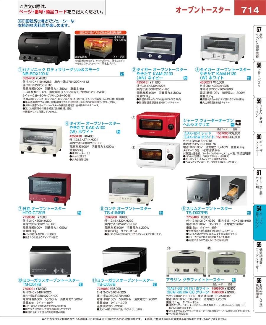 オーブン・電子レンジ ページ714