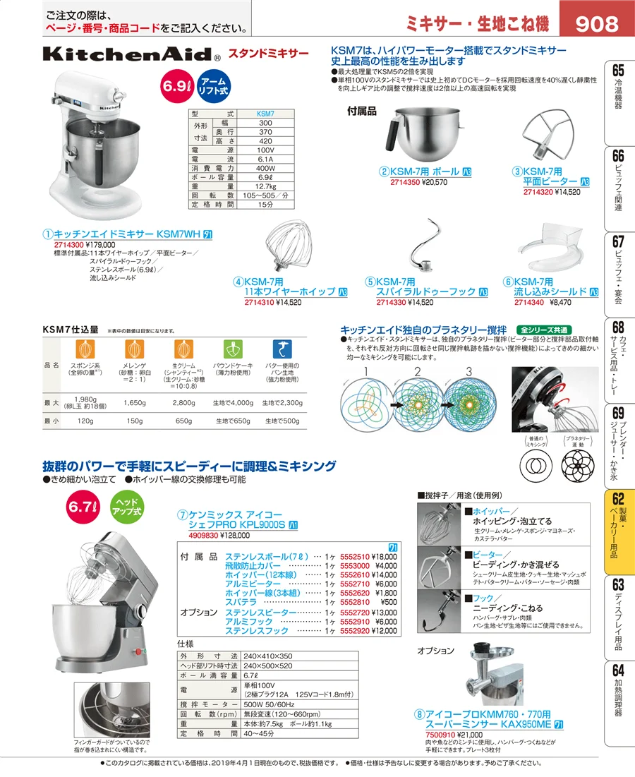 すし・蒸し器・セイロ類 ページ908