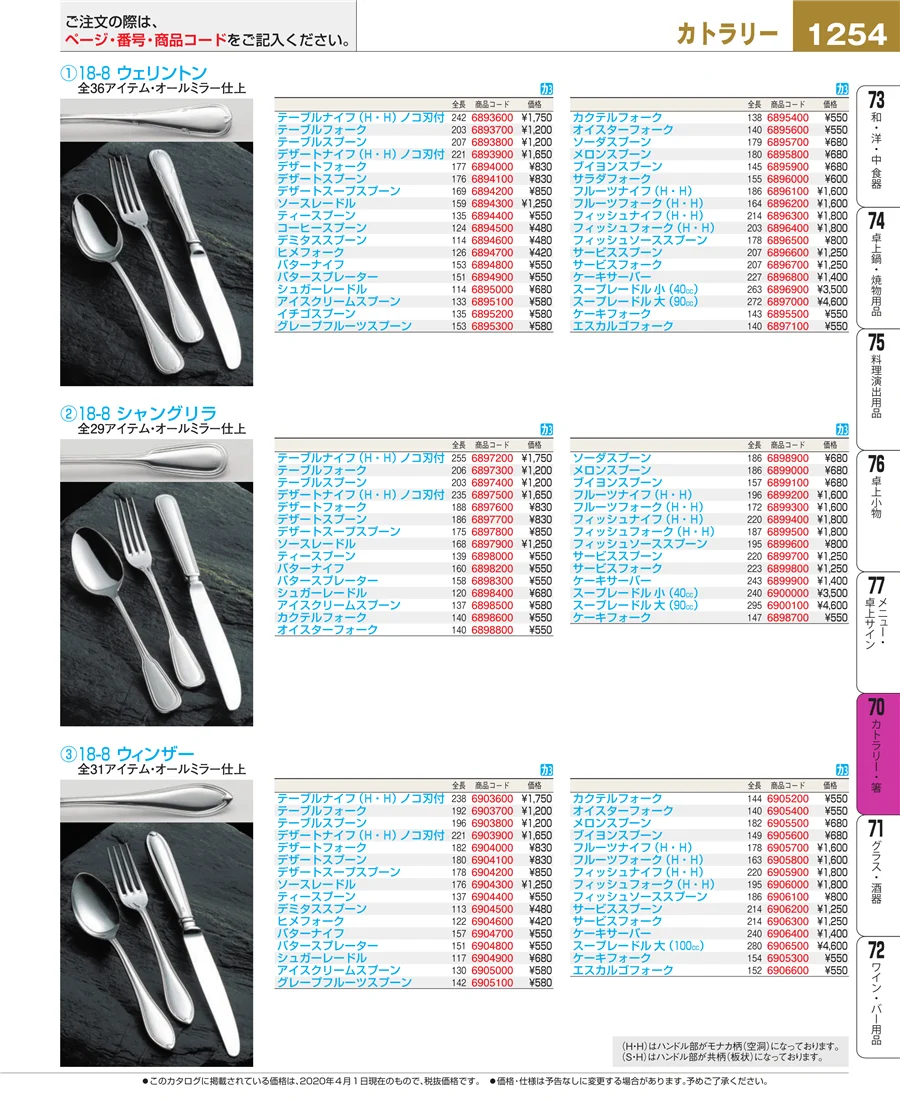 カトラリー・箸 ページ1254
