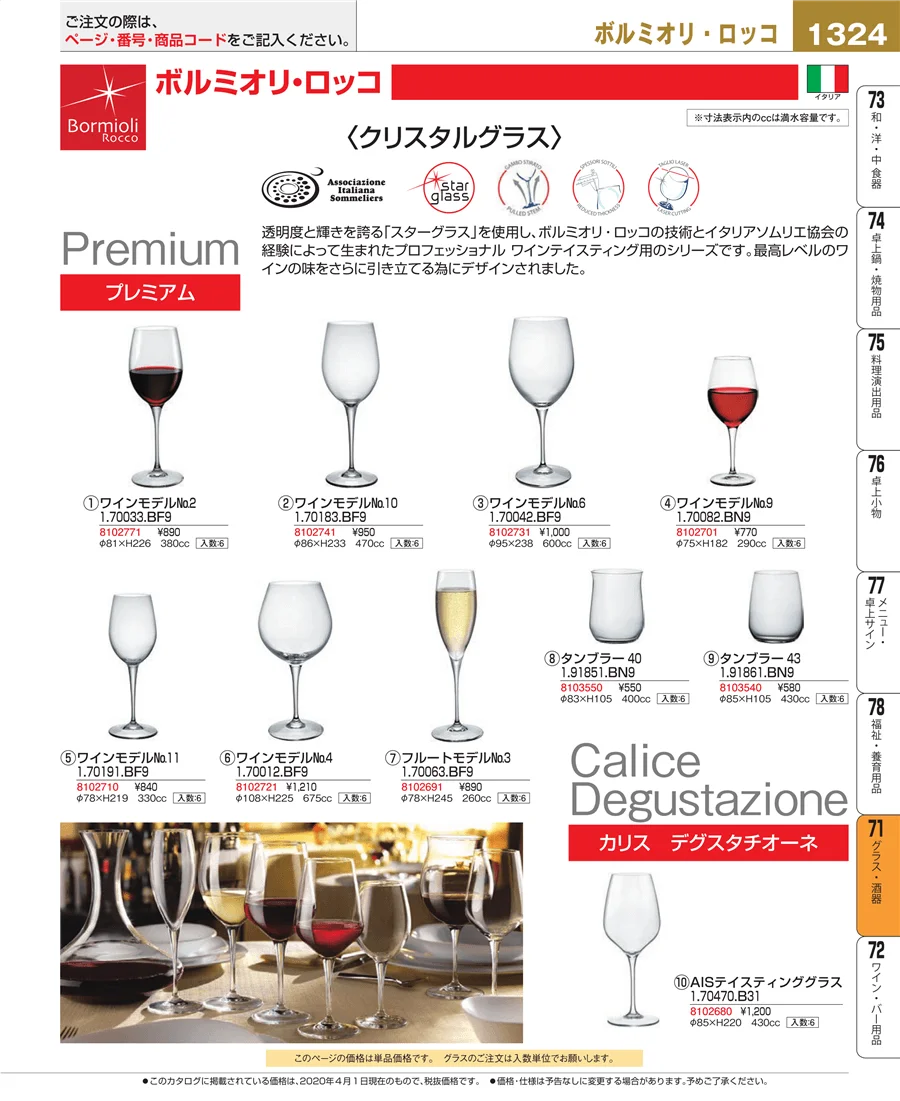 グラス・酒器 ページ1324