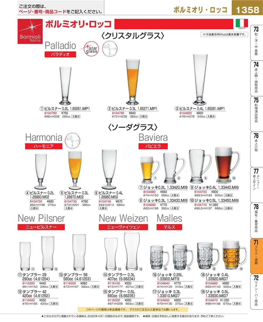 グラス・酒器 ページ1358