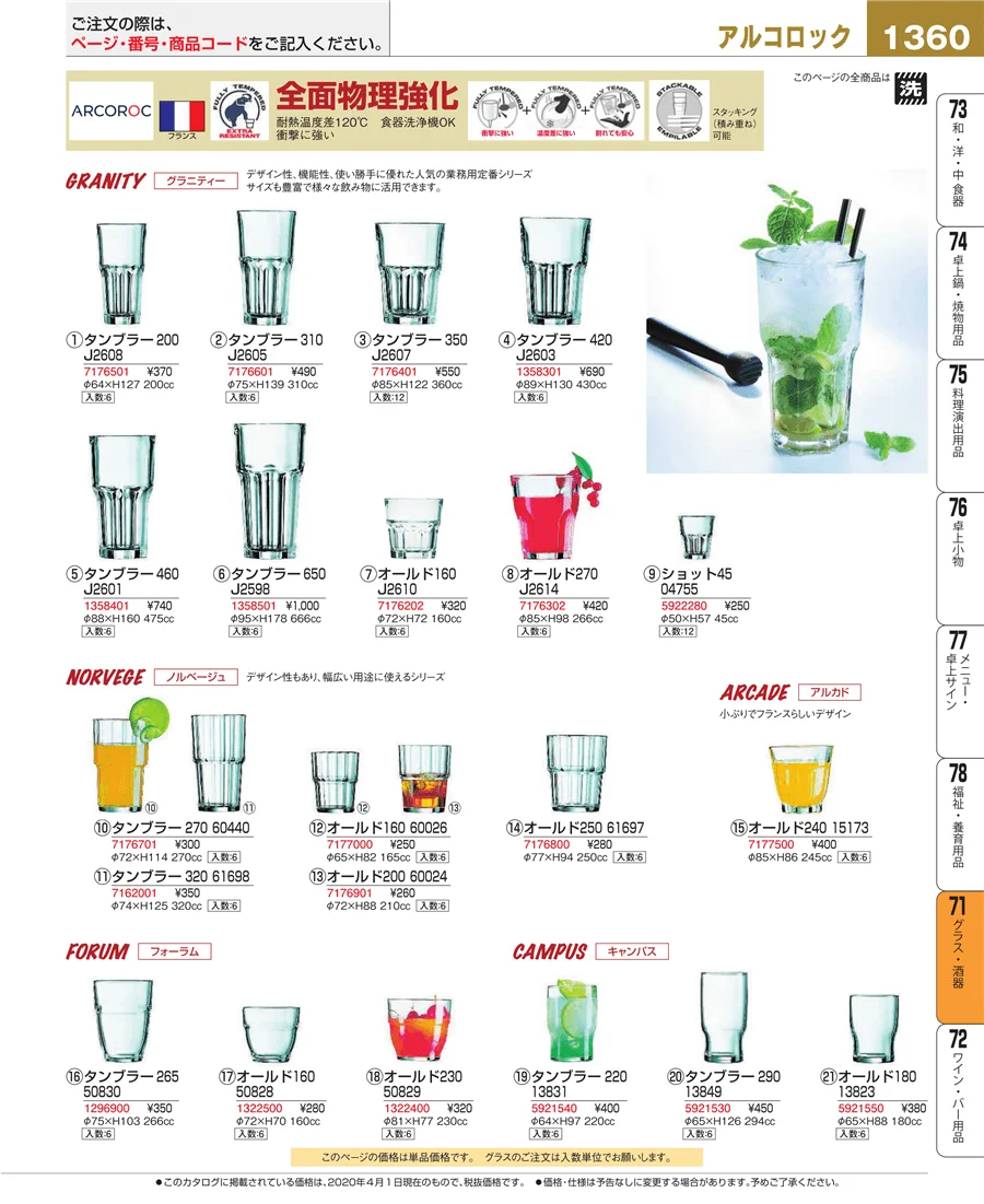 グラス・酒器 ページ1360