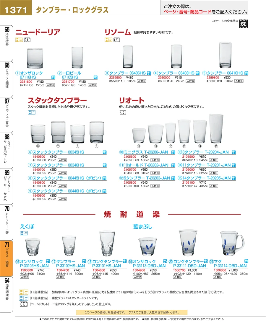 グラス・酒器 ページ1371