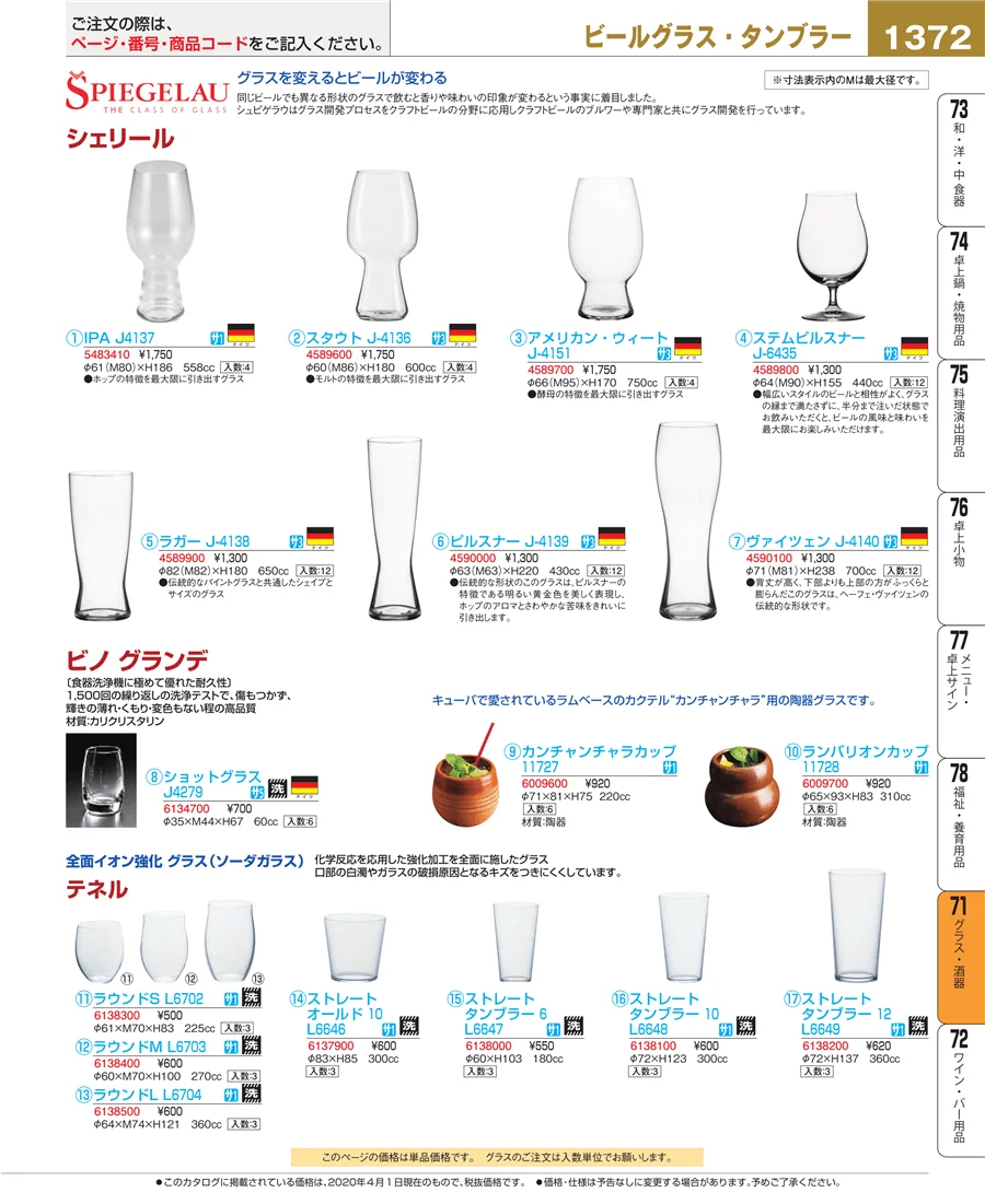 グラス・酒器 ページ1372