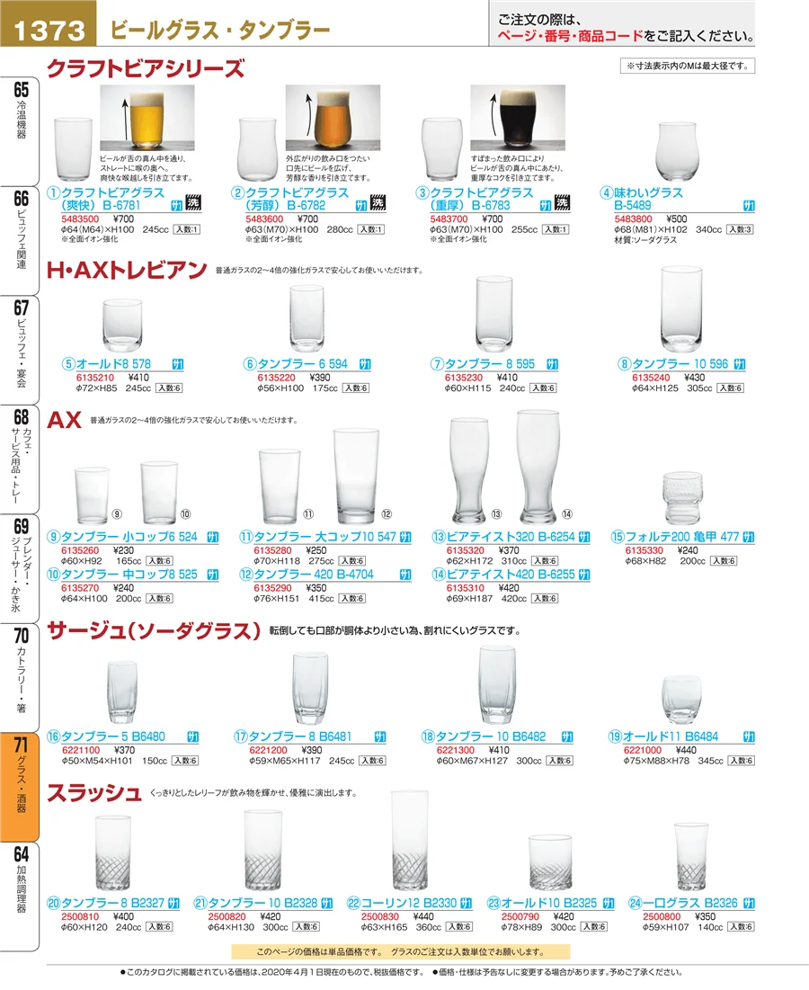 グラス・酒器 ページ1373