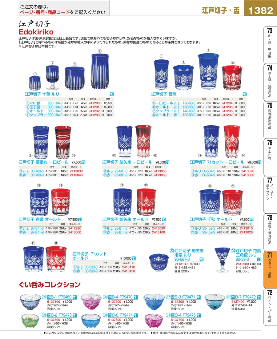 グラス・酒器 ページ1382