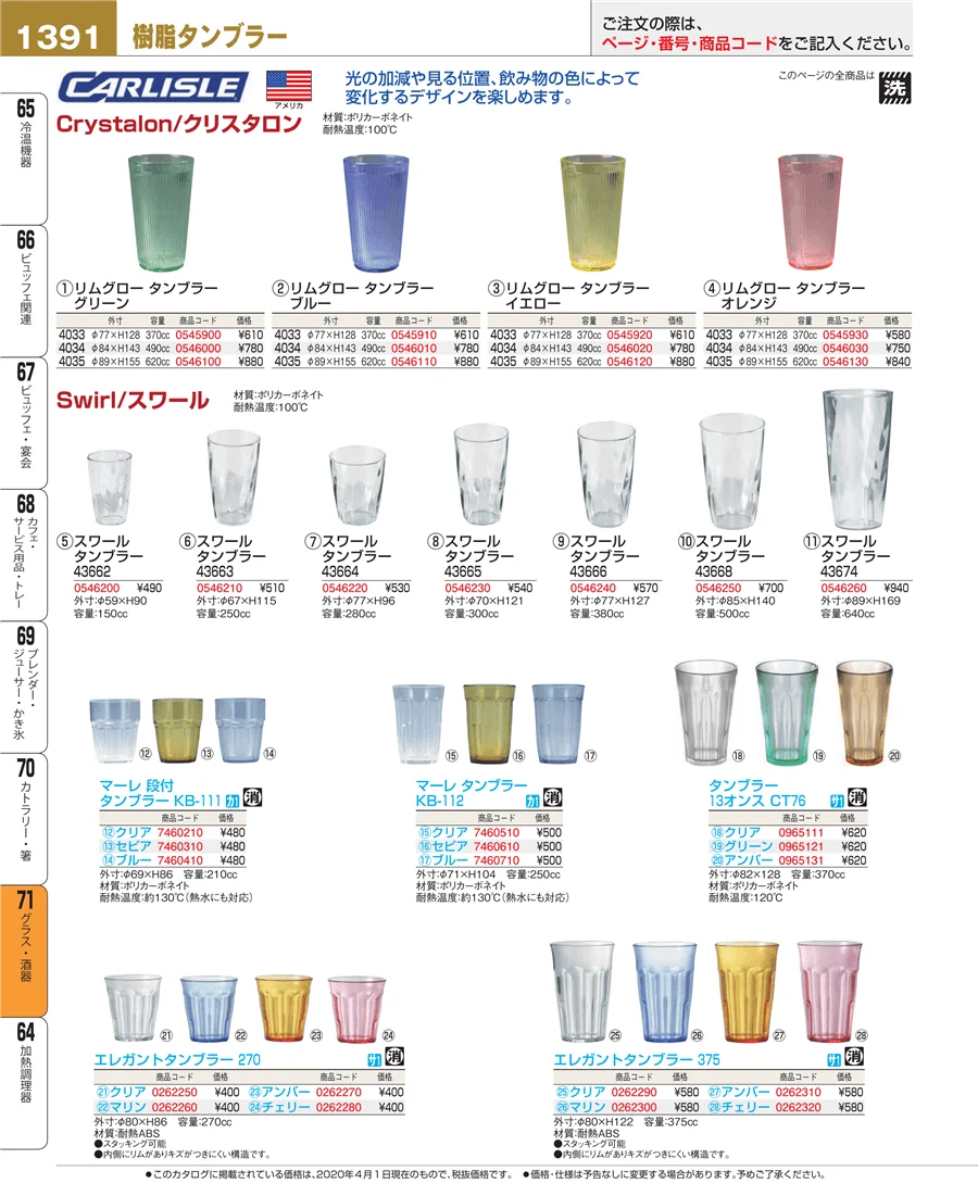 グラス・酒器 ページ1391