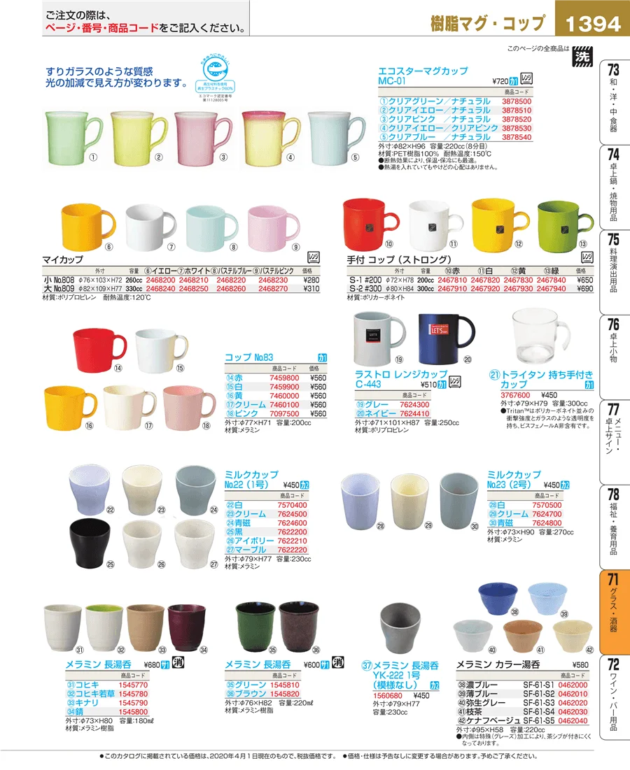 グラス・酒器 ページ1394