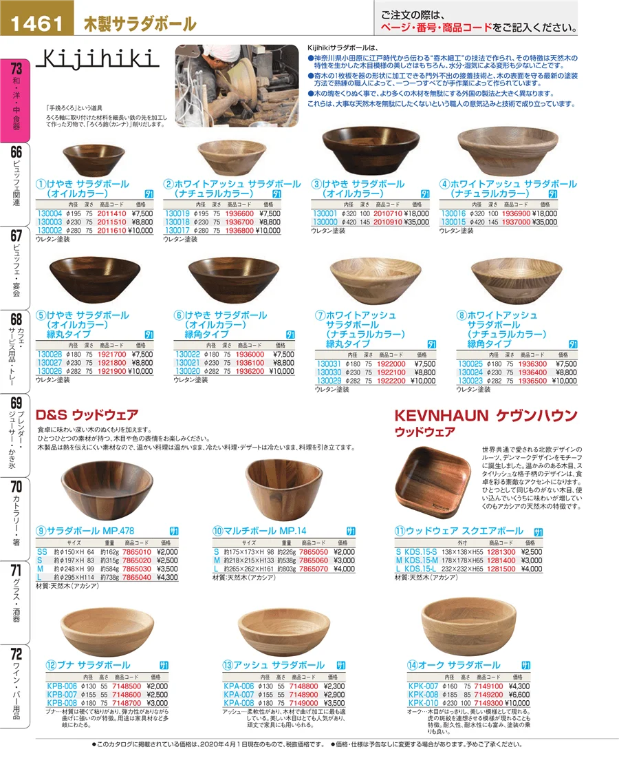 和・洋・中 食器 ページ1461