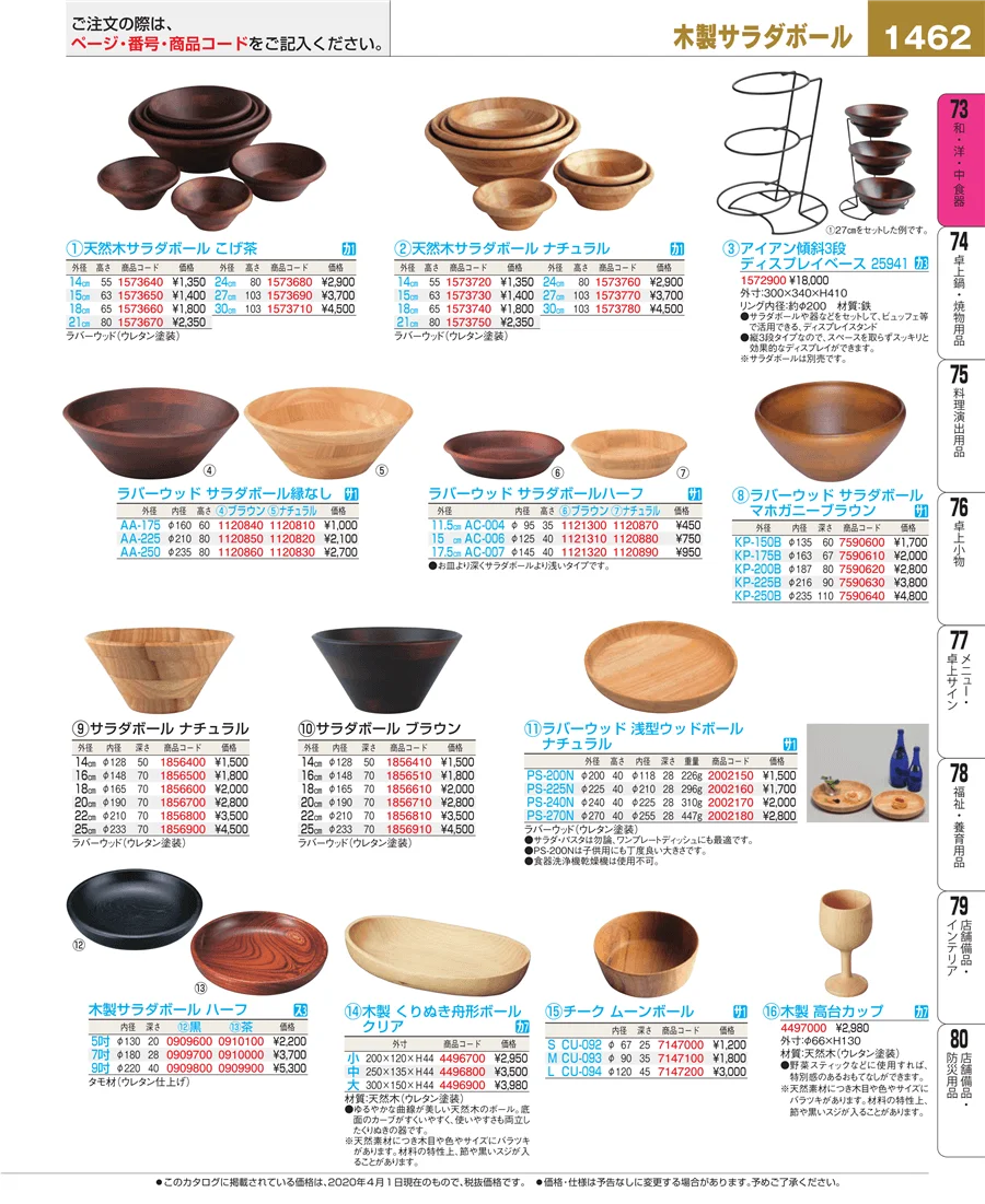 和・洋・中 食器 ページ1462