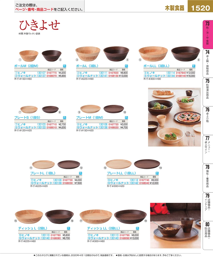 和・洋・中 食器 ページ1520