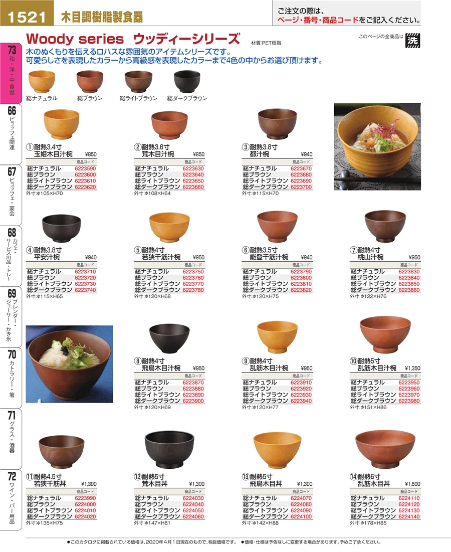 和・洋・中 食器 ページ1521