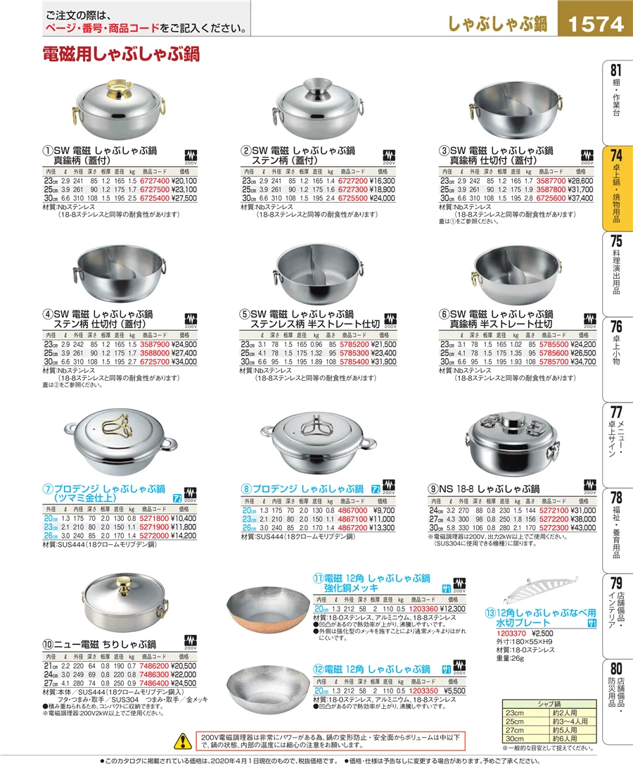 卓上鍋・焼物用品 ページ1574