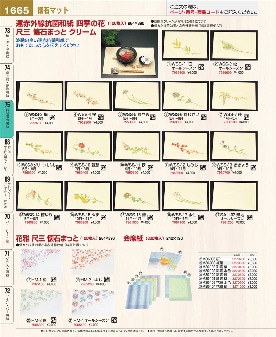 料理演出用品 ページ1665