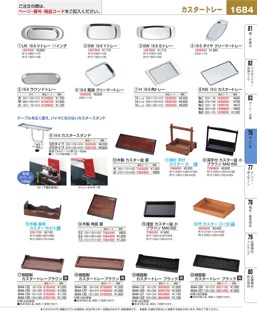 卓上小物 ページ1684