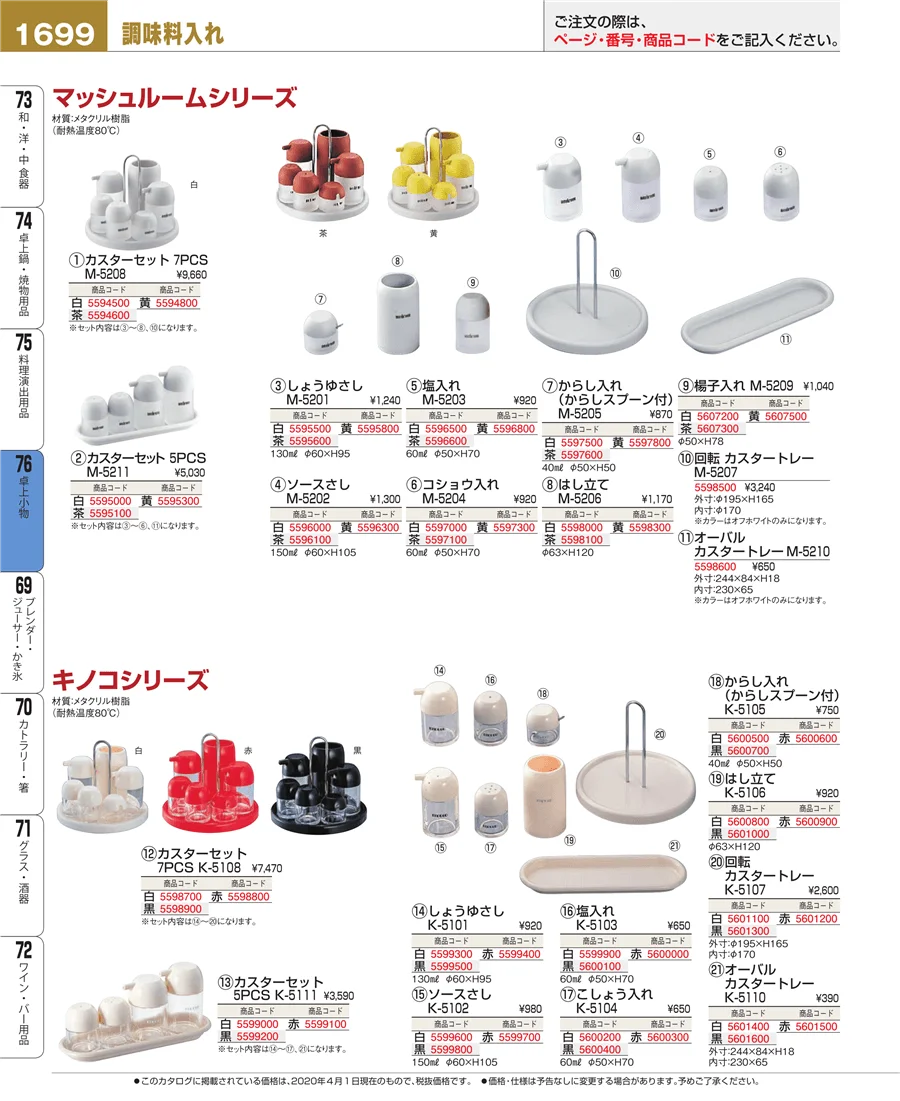 卓上小物 ページ1699