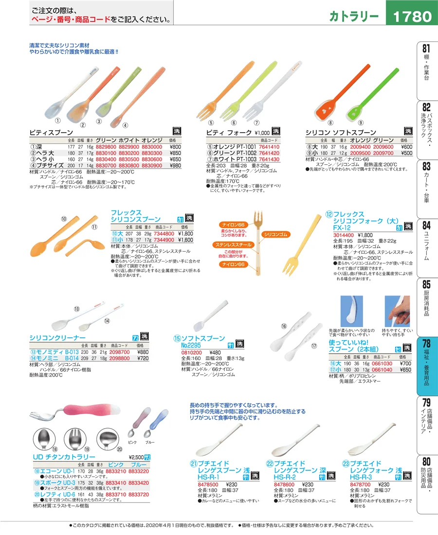 福祉・養育用品 ページ1780