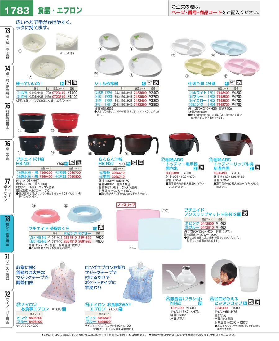 福祉・養育用品 ページ1783