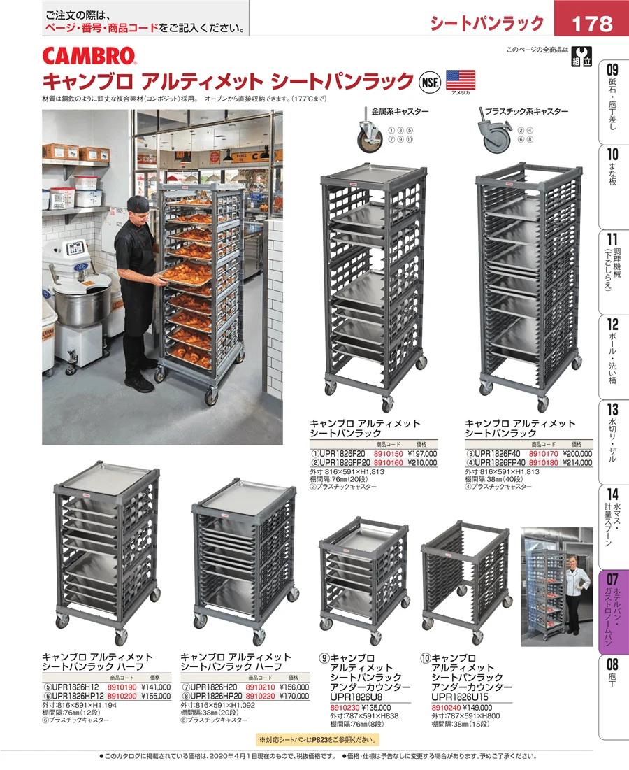 ホテルパン・ガストロノームパン ページ178