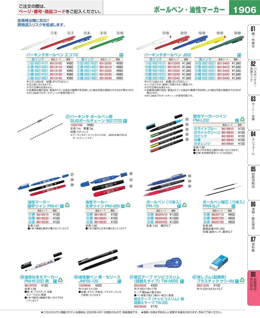 店舗備品・防災用品 ページ1906