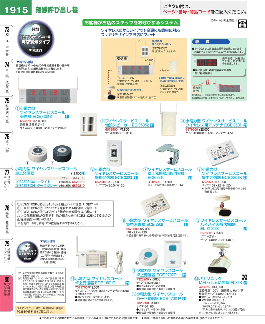 店舗備品・防災用品 ページ1915