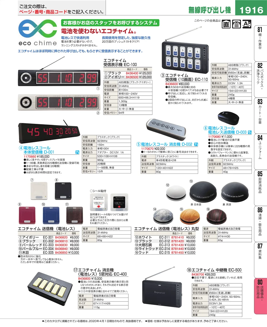 店舗備品・防災用品 ページ1916