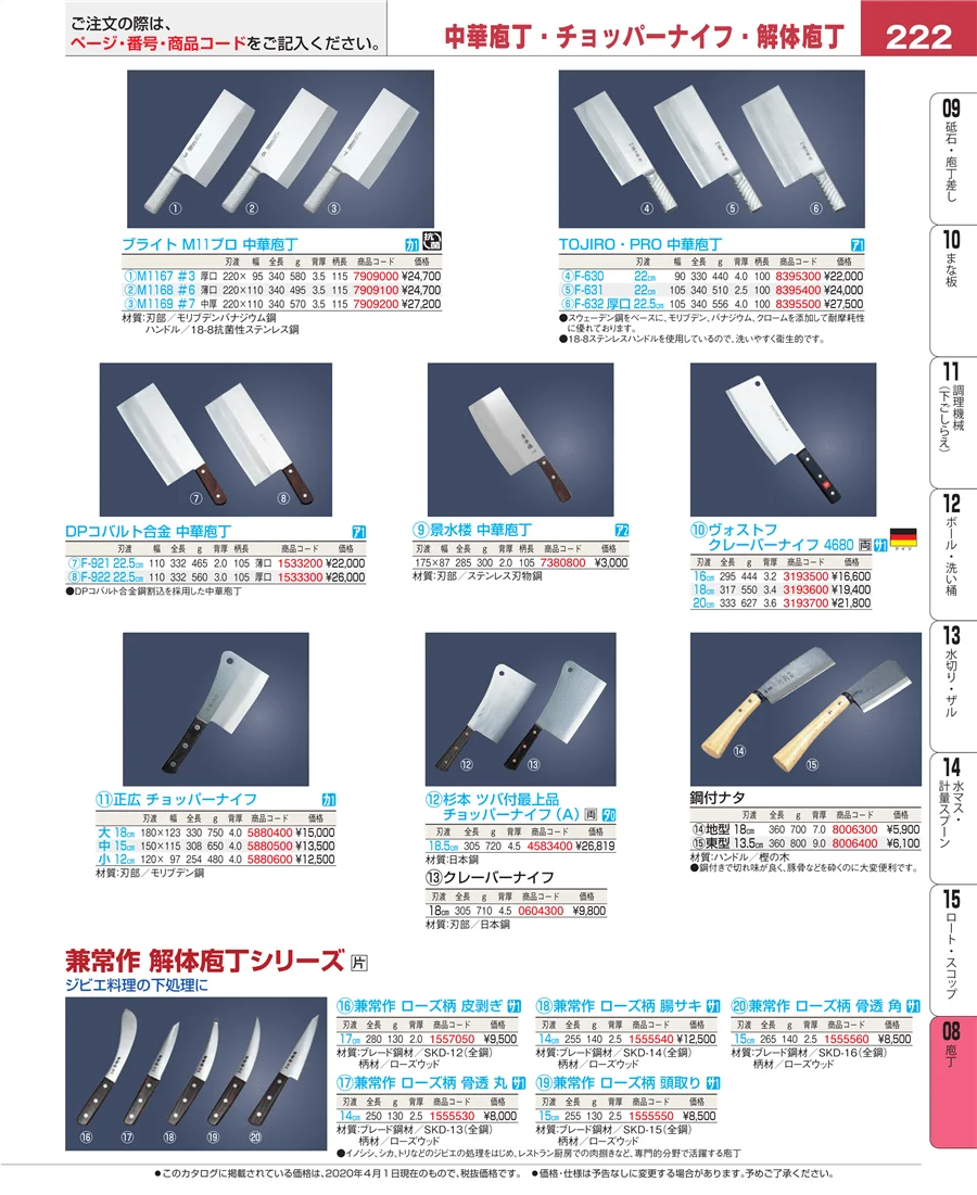 庖丁 ページ222