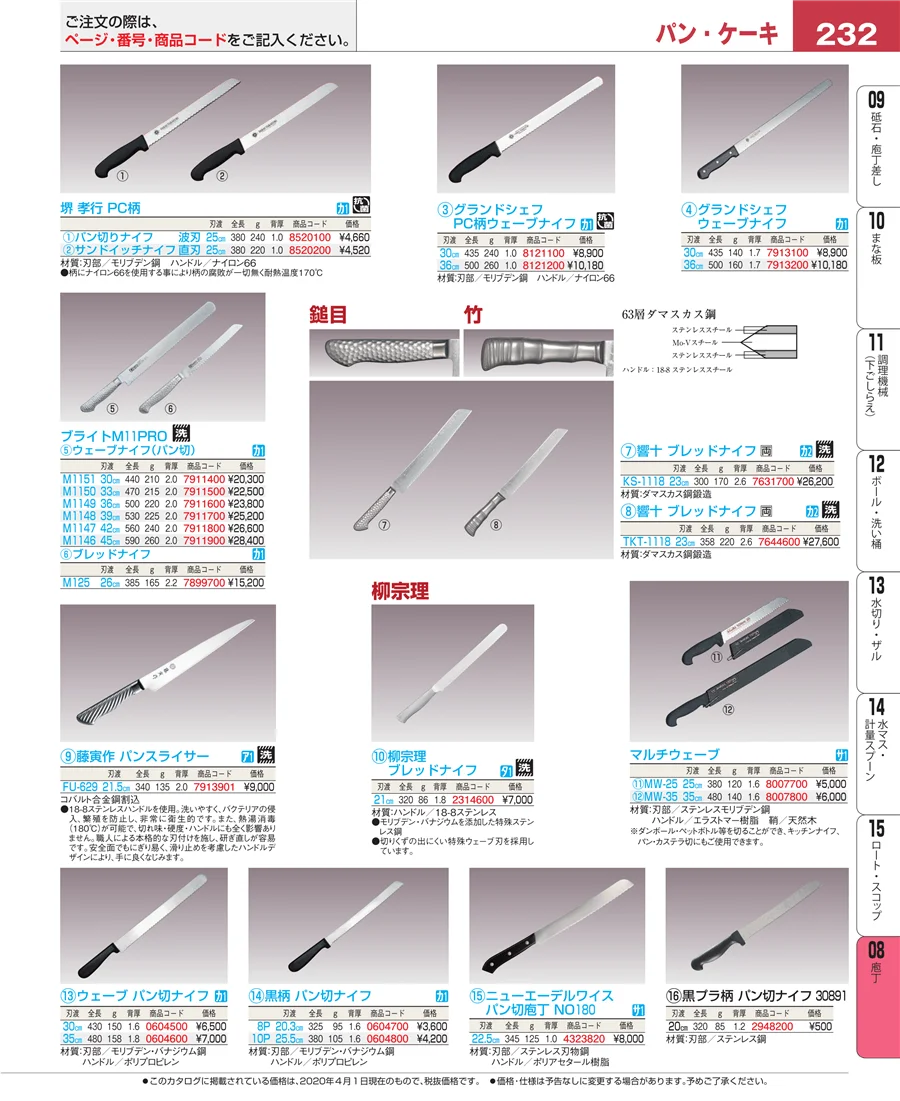 庖丁 ページ232
