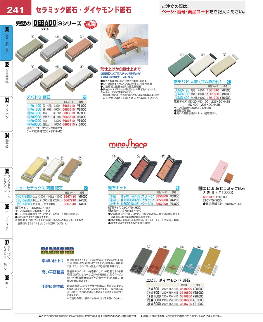 砥石・庖丁差し ページ241