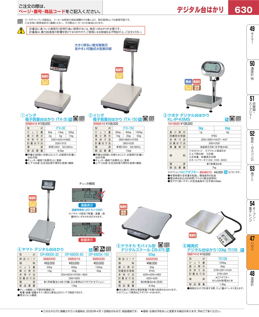 ハカリ ページ630