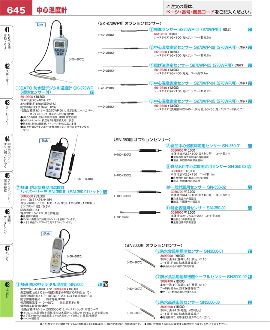 温度計 ページ645