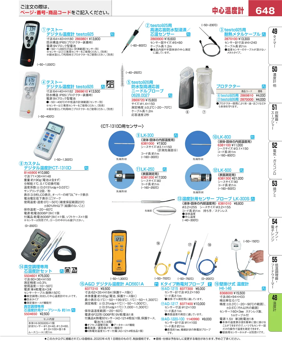 温度計 ページ648