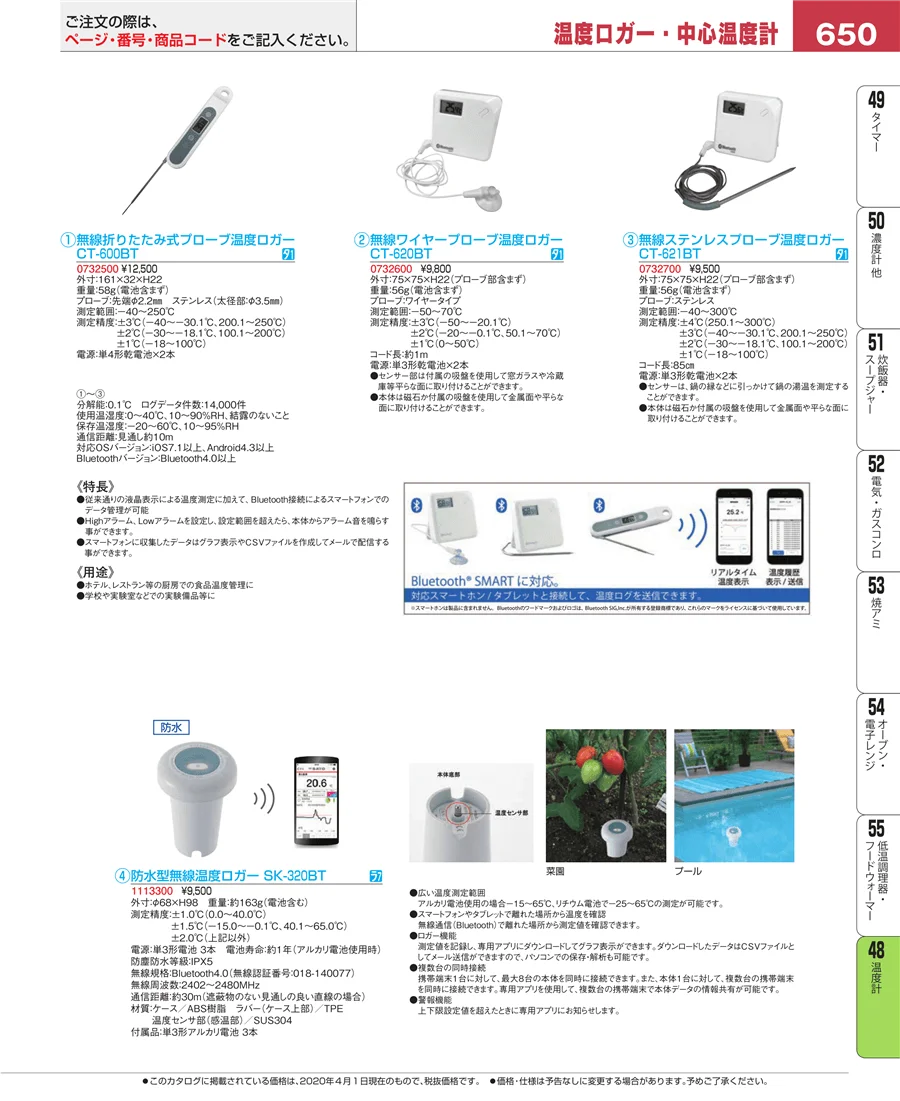 温度計 ページ650